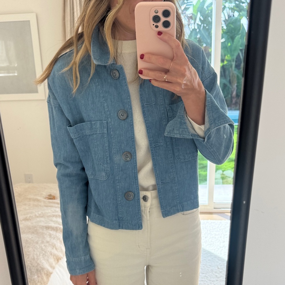 Sessun Blue Denim Women's Jacket size S